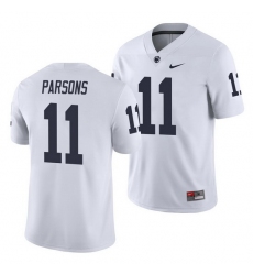 penn state nittany lions micah parsons white game men's jersey