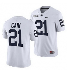penn state nittany lions noah cain white college football men jersey