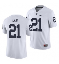 penn state nittany lions noah cain white college football men's jersey