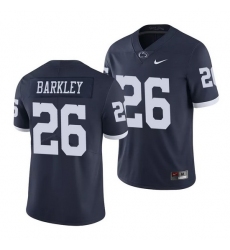 penn state nittany lions saquon barkley navy limited men's jersey