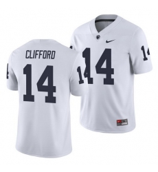 penn state nittany lions sean clifford white college football men's jersey