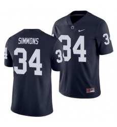 penn state nittany lions shane simmons navy college football men's jersey