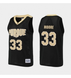 Men Purdue Boilermakers E'Twaun Moore Alumni Black Basketball Jersey