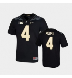 Men Purdue Boilermakers Rondale Moore Game Football Black Jersey