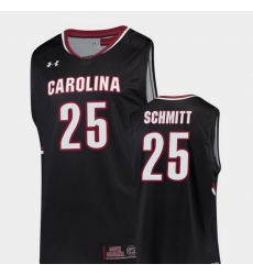 Men South Carolina Gamecocks Christian Schmitt Black Replica College Basketball Jersey