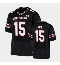 Men South Carolina Gamecocks Collin Hill Replica Black Football Jersey