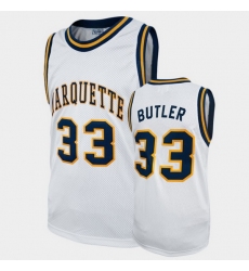 Men Marquette Golden Eagles Jimmy Butler College Basketball White Alumni Jersey