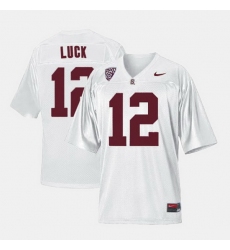 Men Stanford Cardinal Andrew Luck College Football White Jersey
