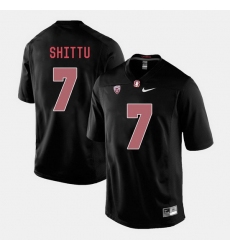 Men Stanford Cardinal Aziz Shittu College Football Black Jersey