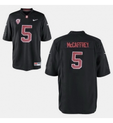 Men Stanford Cardinal Christian Mccaffrey College Football Black Jersey