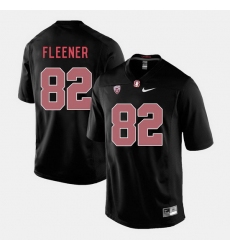 Men Stanford Cardinal Coby Fleener College Football Black Jersey