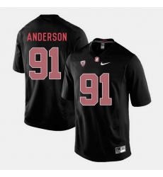 Men Stanford Cardinal Henry Anderson College Football Black Jersey