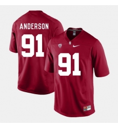 Men Stanford Cardinal Henry Anderson College Football Cardinal Jersey