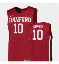 Men Stanford Cardinal Michael Humphrey Red Replica College Basketball Jersey