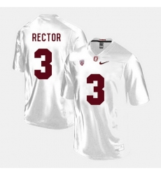 Men Stanford Cardinal Michael Rector College Football White Jersey