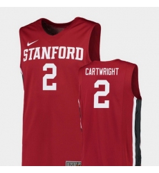 Men Stanford Cardinal Robert Cartwright Red Replica College Basketball Jersey
