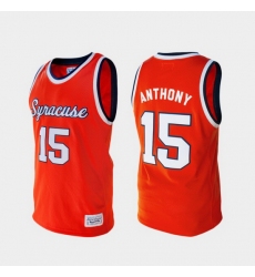 Men Syracuse Orange Carmelo Anthony Alumni Orange College Baketball Jersey