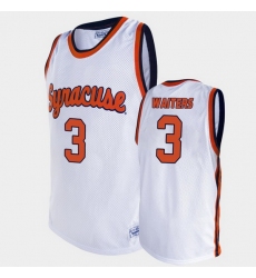 Men Syracuse Orange Dion Waiters Alumni White College Basketball Jersey