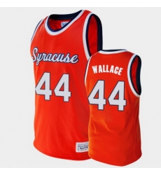 Men Syracuse Orange John Wallace Alumni Orange College Baketball Jersey