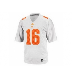 Tennessee Volunteers 16 Peyton Manning White College Football Techfit NCAA Jersey