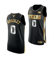 Texas Longhorns Avery Bradley 2021 March Madness Golden Authentic Black Jersey