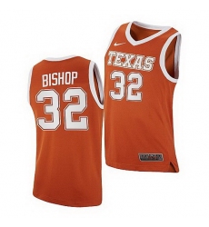 Texas Longhorns Christian Bishop Orange College Basketball 2021 Top Transfers Jersey