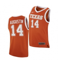 Texas Longhorns D.J. Augustin Orange Replica Texas Longhorns Jersey