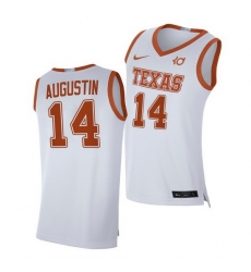 Texas Longhorns D.J. Augustin White Alumni Player Texas Longhorns Jersey