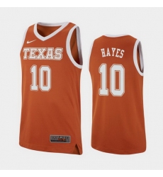 Texas Longhorns Jaxson Hayes Texas Orange Replica Men'S Jersey