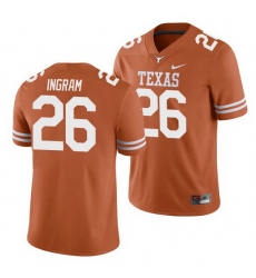 Texas Longhorns Keaontay Ingram Texas Orange College Football Men'S Jersey