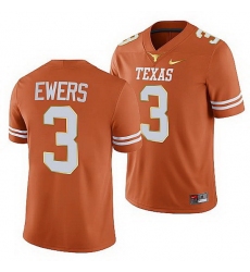 Texas Longhorns Quinn Ewers Orange College Football Jersey