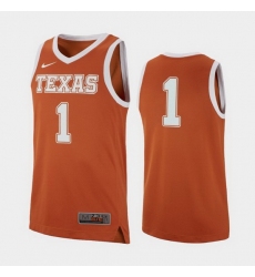 Texas Longhorns Texas Orange Replica Men'S Jersey 0