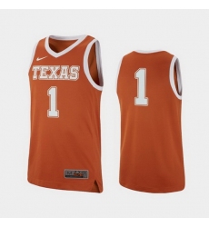 Texas Longhorns Texas Orange Replica Men'S Jersey
