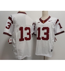 USC Trojans #13 White  F U S E Jersey BIG