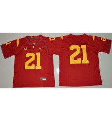 USC Trojans #21 Red College Football Jersey
