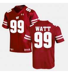 Men Wisconsin Badgers J.J. Watt Alumni Football Game Red Jersey