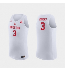 Men Houston Cougars Armoni Brooks White Replica College Basketball Jersey