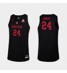 Men Houston Cougars Breaon Brady Black Replica College Basketball Jersey