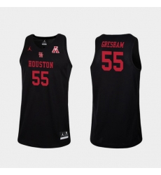 Men Houston Cougars Brison Gresham Black Replica College Basketball Jersey