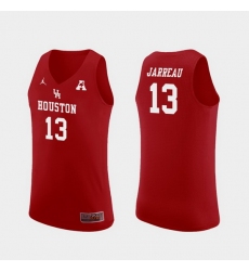 Men Houston Cougars Dejon Jarreau Red Replica College Basketball Jersey