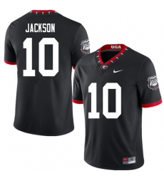 2020 Men #10 Kearis Jackson Georgia Bulldogs Mascot 100th Anniversary College Football Jerseys Sale-
