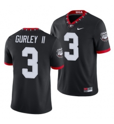 Georgia Bulldogs Todd Gurley Ii Black College Football Men'S Jersey