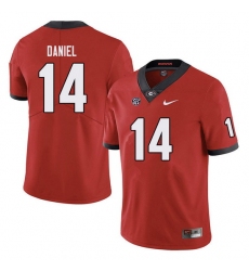 Men #14 DJ Daniel Georgia Bulldogs College Football Jerseys red
