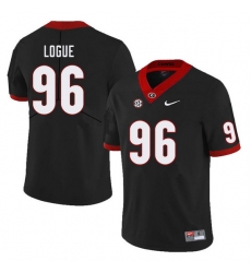 Men #96 Zion Logue Georgia Bulldogs College Football Jerseys Sale-White