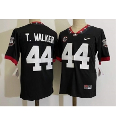 Men Georgia Bulldogs #44 Travon Walker Black College Football Jersey