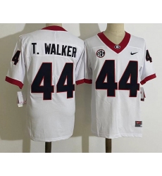 Men Georgia Bulldogs #44 Travon Walker White College Football Jersey