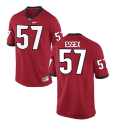 Men Georgia Bulldogs #57 Alex Essex College Football Jerseys-Red