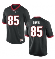 Men Georgia Bulldogs #85 Jordan Davis College Football Jerseys-Black
