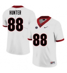 Men Georgia Bulldogs #88 Jaden Hunter College Football Jerseys Sale-White