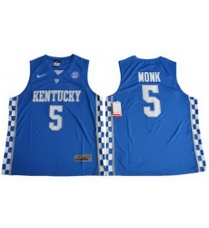 Wildcats #5 Malik Monk Royal Blue Basketball Elite Stitched NCAA Jersey